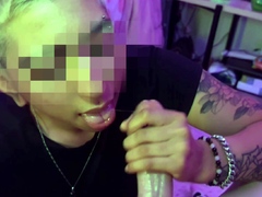 Big booty twink worships my girlcock - trans couple MTF &amp;