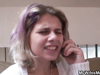 He finds his girlfriends mom inlaw masturbating