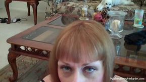 Redhead Mature Gives Wonderful Blowjob