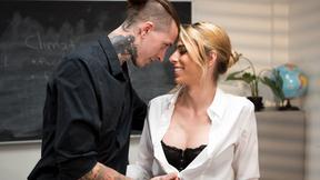 ”Open minded prof fucks the school principal”