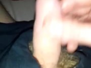 Quick fiddle with my limp little dick