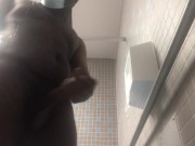 Snuck Off To JerkOff Of In Public Hospital Bathroom