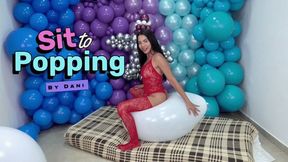 Dani’s 24" Balloon Sit Pop Extravaganza - 4K