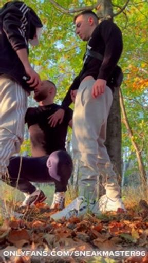 Threesome of Hot Twinks Gays Polish Master Scally Lad fuck oral blowjob deepthroat smelly socks