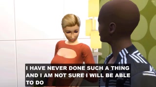 First time wife sharing with big black cook - hot threesome sex