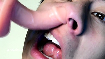A dildo in the nose