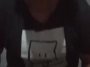 Gordo coroa gostoso mostrando o cu
