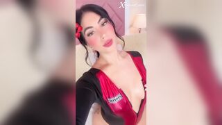 sensual lingerie, and pretty face