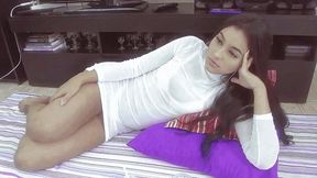 Smoking Sexy Model Myllena Misty 120's Video 0023