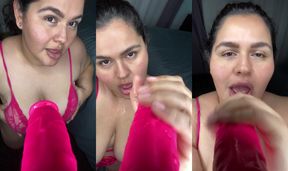 Intimate POV Experience with Karla Lane: Sensational Dildo Play