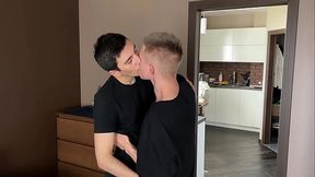 hairy guy with a big dick fucked sweet student twink'_s tight asshole