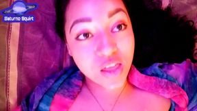 Saturno Squirt She Masturbates Her Shaved and Pink Pussy in Front of Her Father-in-law