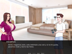 Tomandole fotos ricas a nuestra madrastra desnuda