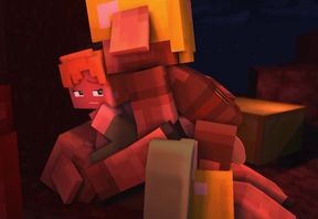 Minecraft Porn Animation: Dude Experiencing Nether for the Very First Time