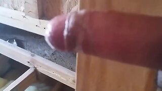 Free hands masturbation big cum shot