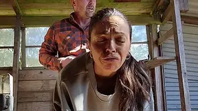 Stunning mom gets fucked hard in the ass outside and shows her true face of anal