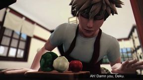 Midoriya Gets Roughly Used In Bakugo's Kitchen