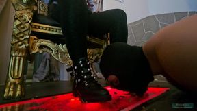 Monika Schmidt Food Crushing Spitting Bootworship Verbal Humiliation