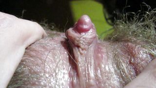Huge clit orgasm hairy pussy small tits amateur homemade video
