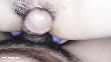 Hijab hookup where innocent milf screams as blind husband stays oblivious