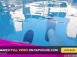 Large Cutie Nurse Vicki Shows off Her Water Shoes and