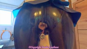 Big Boobs Latex Girl: City Walk, Dildo Ride & Blowjob Part I
