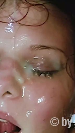 Porn girl Jonata gets mega facial insemination