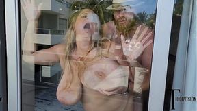 Big titty blonde SEASONED BEAUTY gets slutted out by BWC