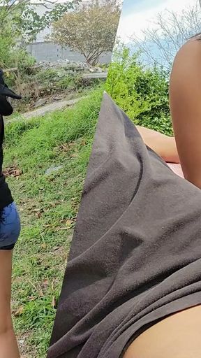 Blowjob On The Lake. I ask her for a masturbation and blowjob for a reward.   Clip 1