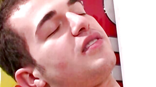 BEAST MODE INSANE 2 HUNG studs POUND the hell out of their BABE, then COVER her in JUICES in CRAZY CUM TAG TEAM FACIAL!