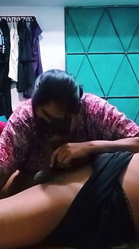 I Was Surprised to See Vasu's Stepson Beating His Hand and Then I Had Sex with Him