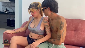 Stepsis's stress relief with nice fuck and big cum load in her ass