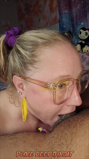 Throat Goblin Ep - 97 Nerdy Amateur Blowjob Cum Throat Pie