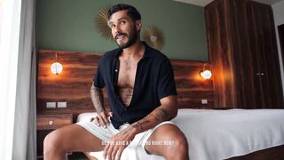 'My gf doesn't know that I'm here' gay-for-pay guy Jeus is drained off by another dude for the highly very first time // WorldStudZ