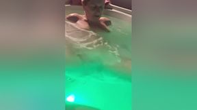 Stepmom Squirts Whilst Being Played With In Hot Tub