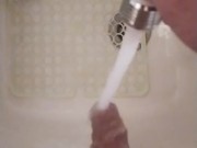 piss in the sink - desperate pee