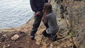 OCEANFRONT (CLIFFSIDE) SEX ON THE EDGE OF CALIFORNIA