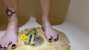 Peeing All Over My Tiny Man And His Little Rubber Duck