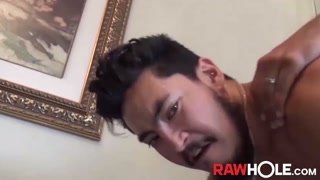 RAWHOLE Latino Stud Antonio Biaggi Barebacks Asian Bottom