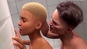 Black Milf Teacher Cheats On Her Cuckold Husband With A Young Cock In The College Toilet - Taboo University (steam Game)