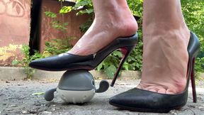 Louboutin so Kate 120 Ruined into Dust, Crushing Louboutins, Ripping Louboutins, Broken Heels, Louboutins Crush, Stomping Louboutins, Louboutins Wrecked
