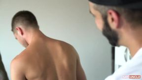 Family Affair - Markus Kage, Benjamin Blue, and Romeo Davis in a Hot 3some