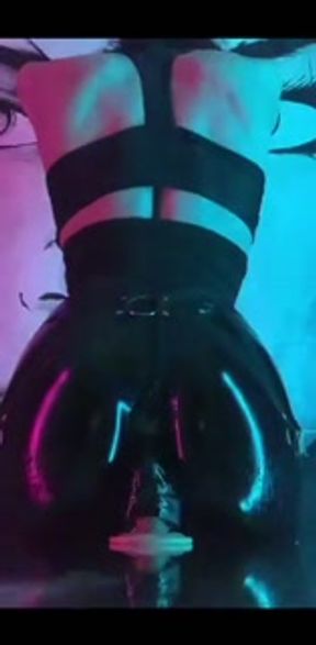 BIG DILDO IN ASS