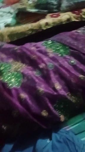 Indian Crossdresser Gaurisissy Feeling Horny in Pink Saree Sex