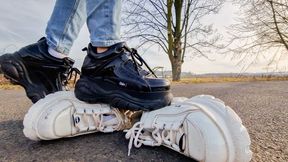 Black Patent Buffaloes Crush White Inferiors