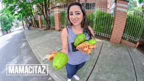 Sexy Latina Fruit Vendor Picked Up For Sex With Casting Agent - MAMACITAZ