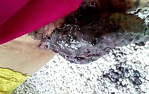 Pumped clitty gets covered in honey wax