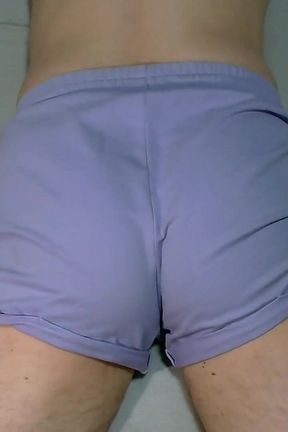 Show My Ass in Panties on the Bed
