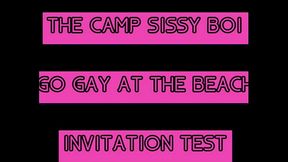 The Camp Sissy Boi Invitation Test Comment if you complete it