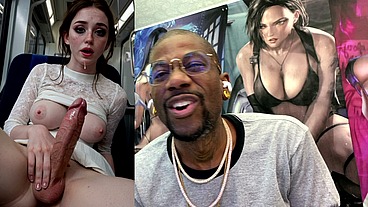 Cute Transgender Teen Wants To Cum On The Bus, AI Generated